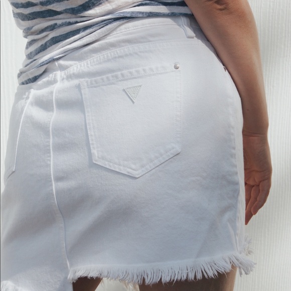 Guess Dresses & Skirts - 2/$30 Guess White Denim Skirt